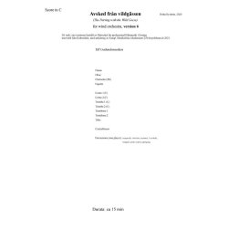 Avsked fr&aring;n vildg&auml;ssen, version 6 : The Parting with the Wild Geese- Version 6