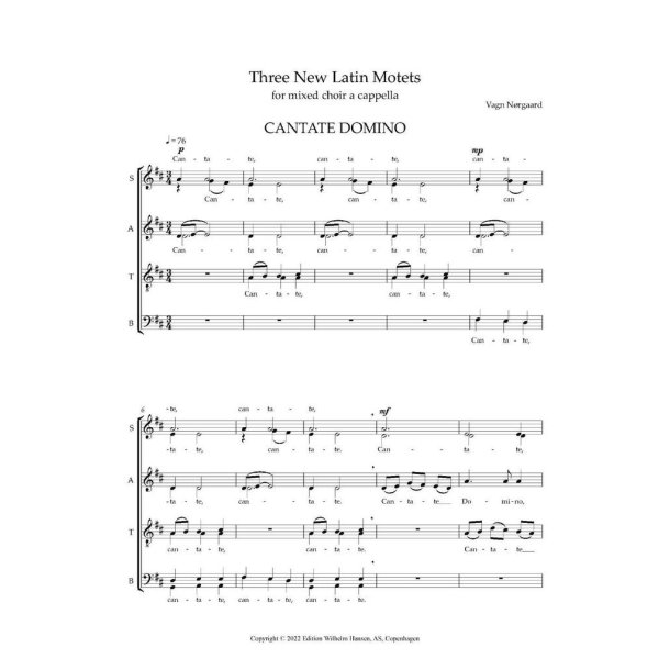 Three New Latin Motets
