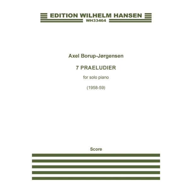 7 Praeludier Op. 30:A