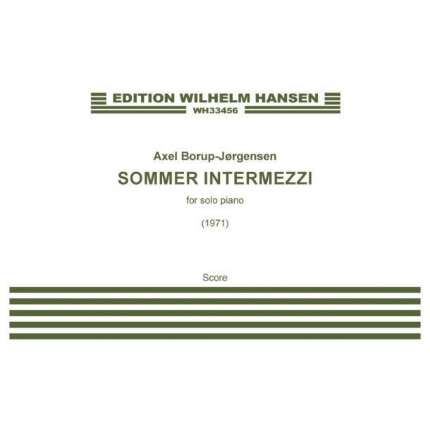 Sommer Intermezzi Op.65