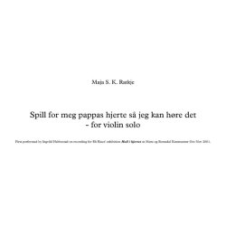 Spill for meg pappas hjerte s&aring; jeg kan h&oslash;re det