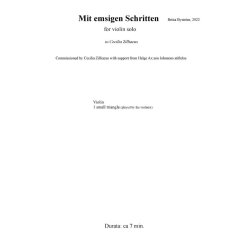 Mit Emsigen Schritten