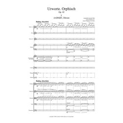 Urworte. Orphisch Op. 42
