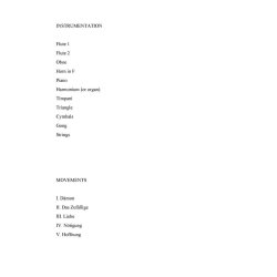 Urworte. Orphisch Op. 42