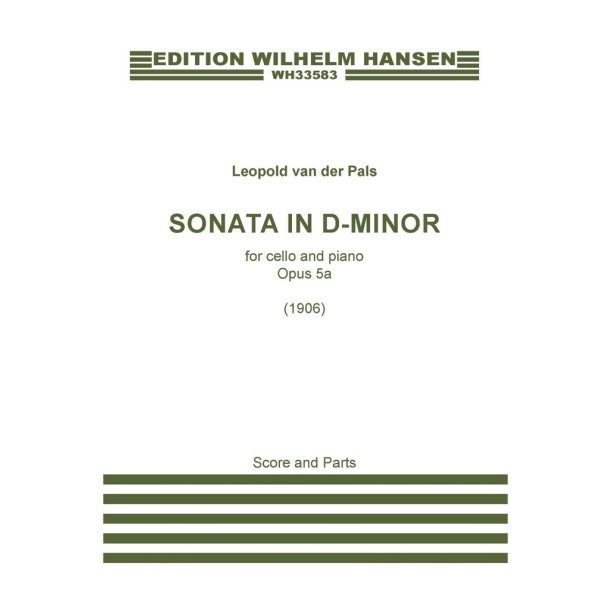 Sonata in D-minor for cello and piano Op. 5a