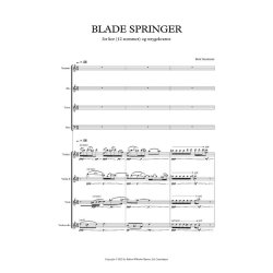 Blade Springer (full score)