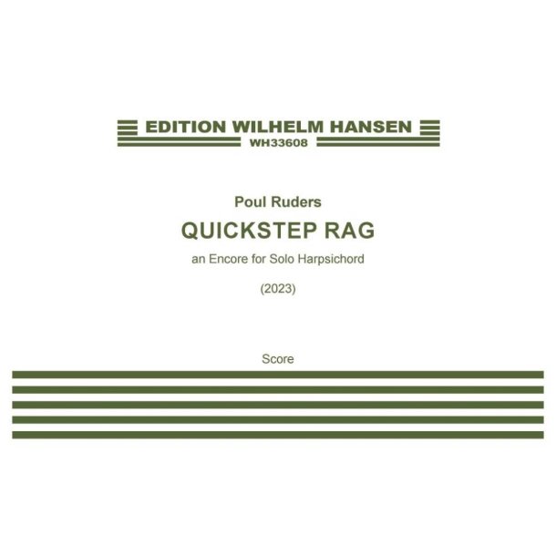 Quickstep Rag : an Encore for Solo Harpsichord