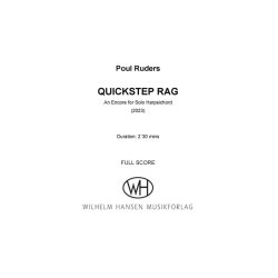 Quickstep Rag : an Encore for Solo Harpsichord
