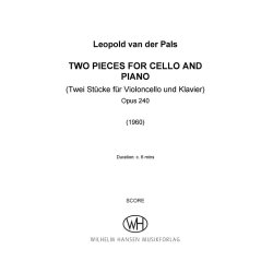 Two pieces for cello and piano, Op. 240