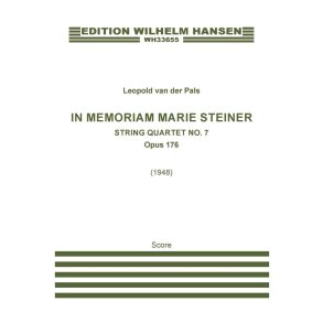 In Memoriam Marie Steiner Op. 176