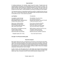 Les Papillons : The Butterflies