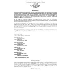 Where Go The Boats? : From A Child's Garden Of Verses