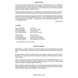 Circa Mea : From Carmina Burana By Carl Orff