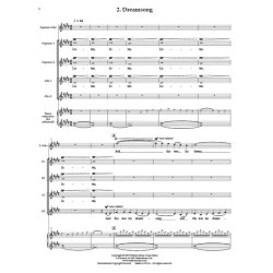 Dreamweaver : Multi-movement work with choir and string orchestra