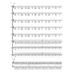 Dreamweaver : Multi-movement work with choir and string orchestra