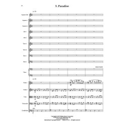 Dreamweaver : Multi-movement work with choir and string orchestra