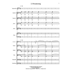Dreamweaver : Multi-movement work with choir and string orchestra