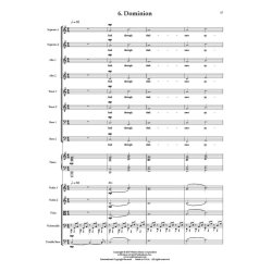 Dreamweaver : Multi-movement work with choir and string orchestra