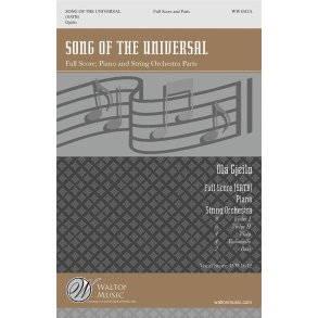 Song Of The Universal : SATB - Full Score and Parts