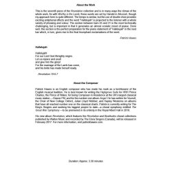 Hallelujah (From Revelation) : Revelation 19:7