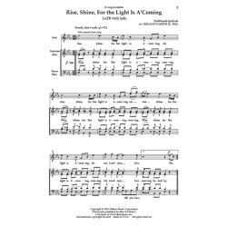 Rise, Shine, For the Light Is A'Coming