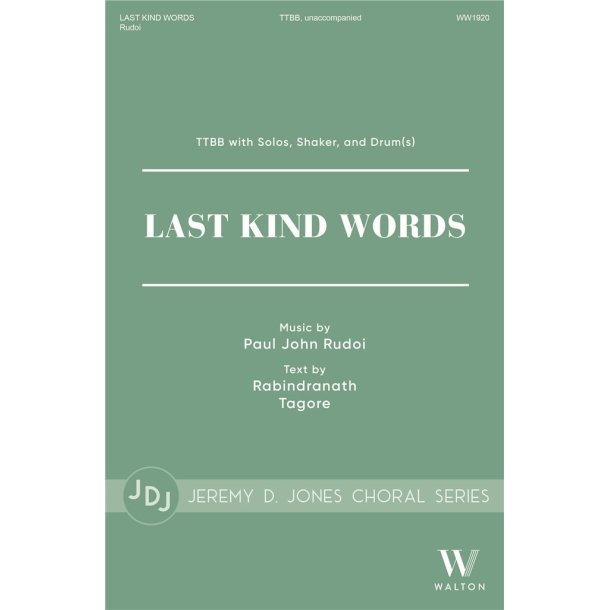 Last Kind Words