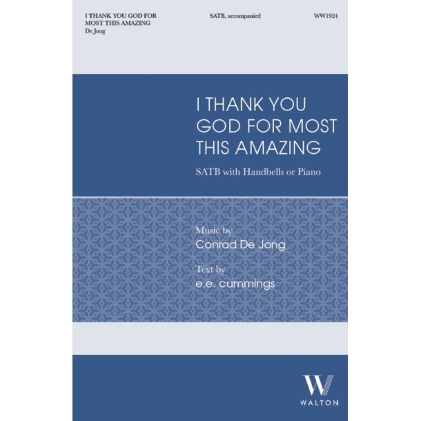 i thank You God for most this amazing