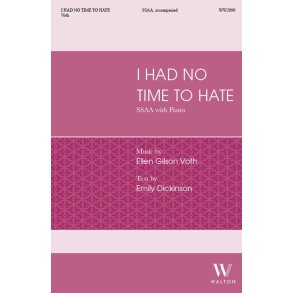 I had no time to hate