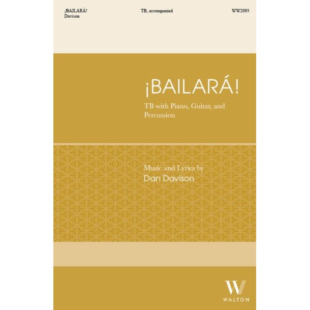 Bailar&aacute; : TB, Piano, Guitar, Percussion (Shaker, Palmeros, Vibraslap, Bongos, Congas)