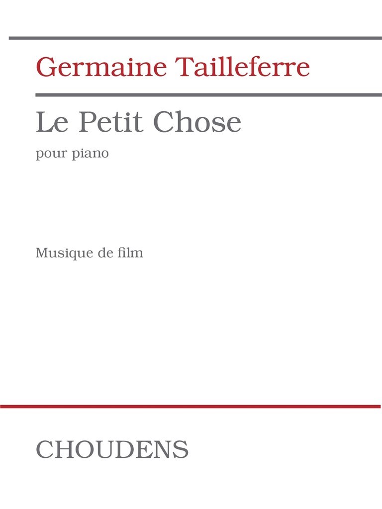 Le Petit Chose for piano (film music)