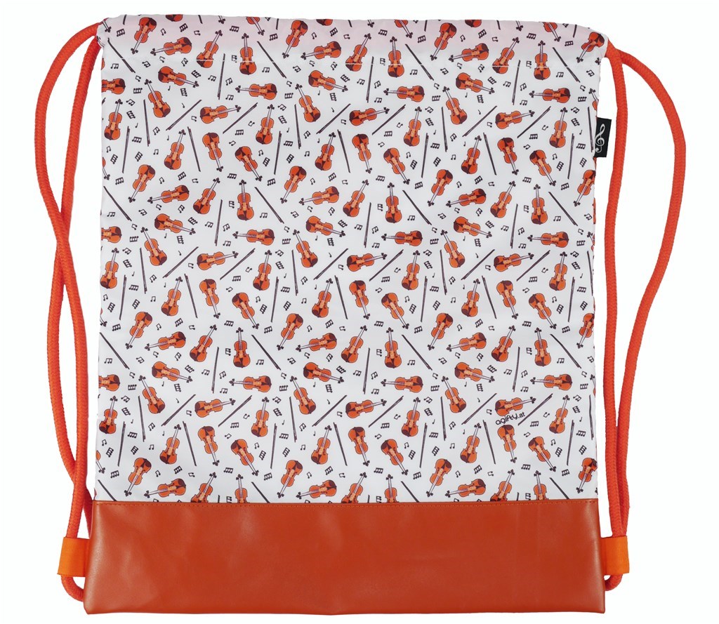 Drawstring bag violin 4C : 37*44 cm H