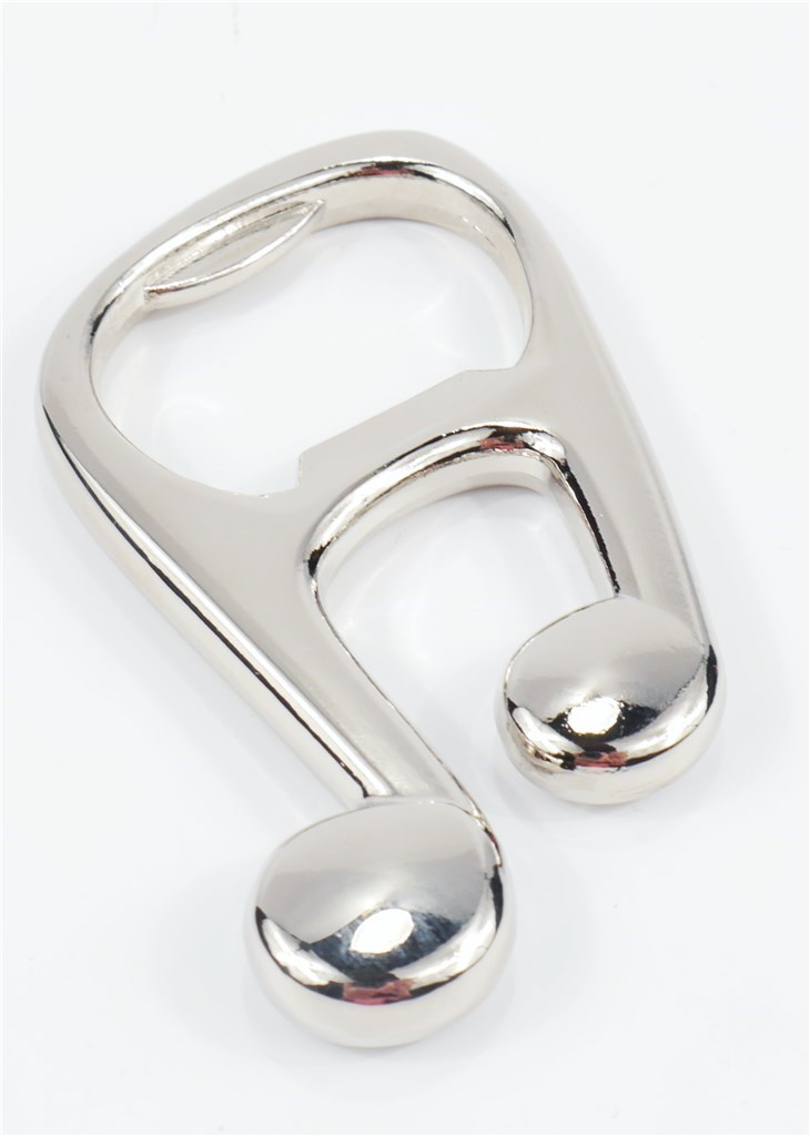 Flaskeåbner i Ottendedelsnode-Design: 7cm metal