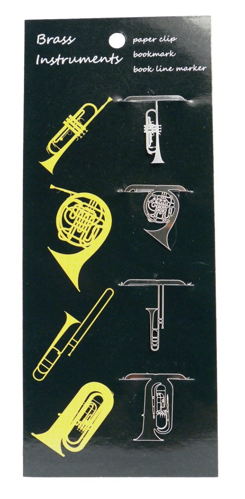 Clip brass instruments 4 pcs : stainless steel 20*25 mm