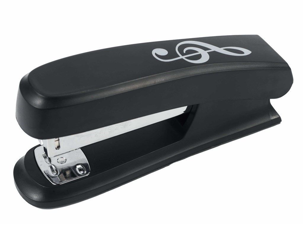 Stapler g-clef black : 24/6 26/6