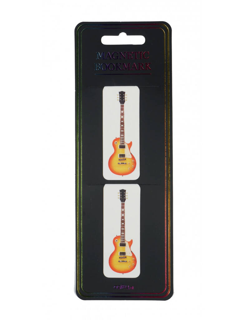 Magnetic bookmark e-guitar : 2 pieces in a pack