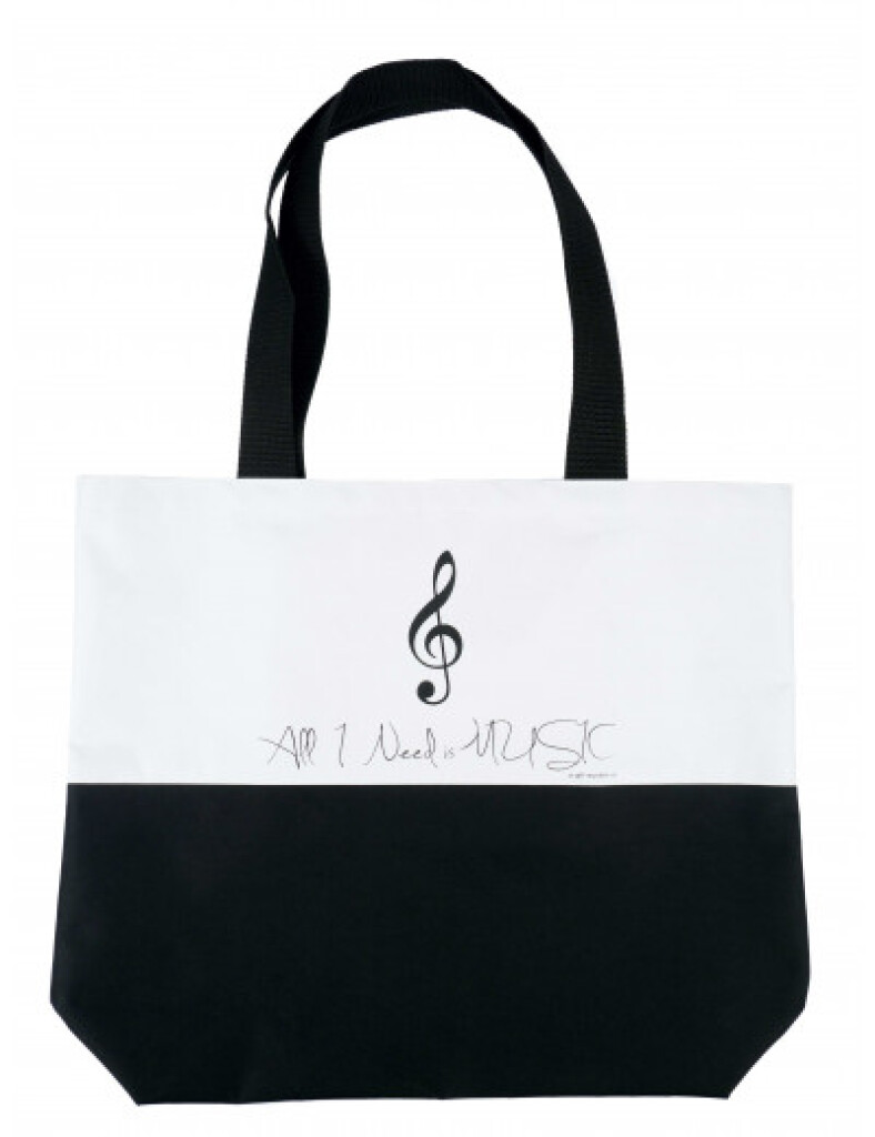 City Shopper note: ''All I need is music'' : (printed on both sides) 45*38 (H)*12 cm