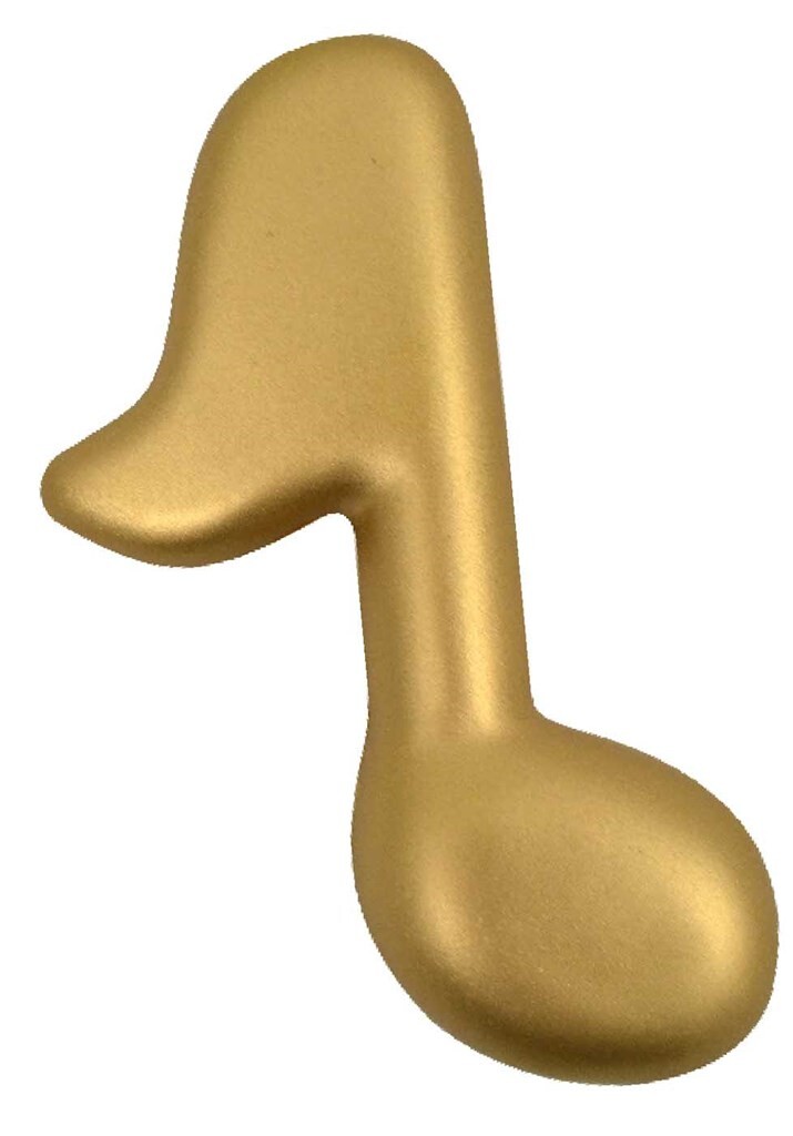 Music Note Stress Reliever : 4.75"x3.5"