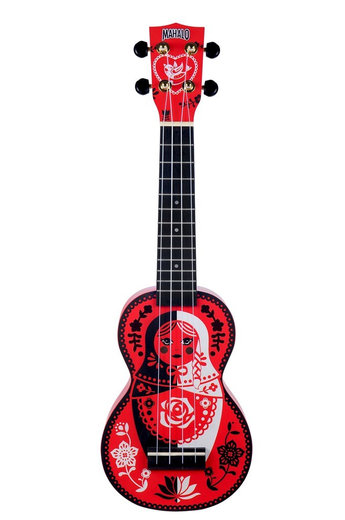 Mahalo Art Series Soprano Ukulele - Russian Doll : w/bag