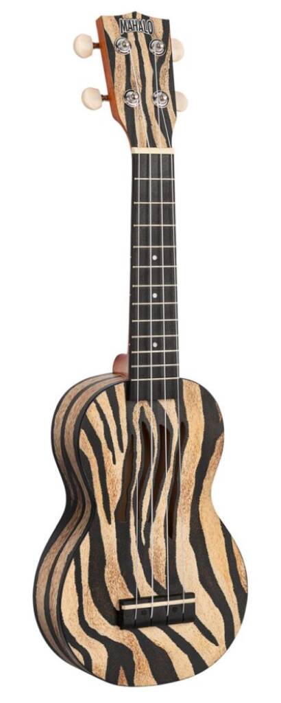 Art II Series Soprano Ukulele - Zebra : With Bag