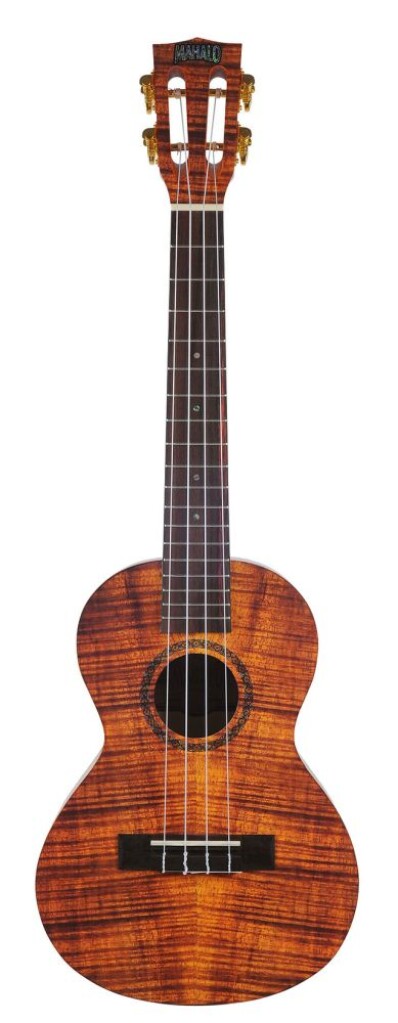 Mahalo Artist Elite Series Tenor Ukulele - Photo Flame Koa : w/bag