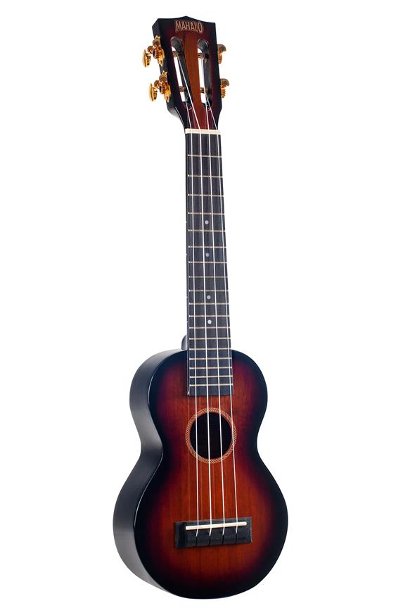 Mahalo Java Series Soprano Ukulele - 3 TSB (Con Neck) Med taske