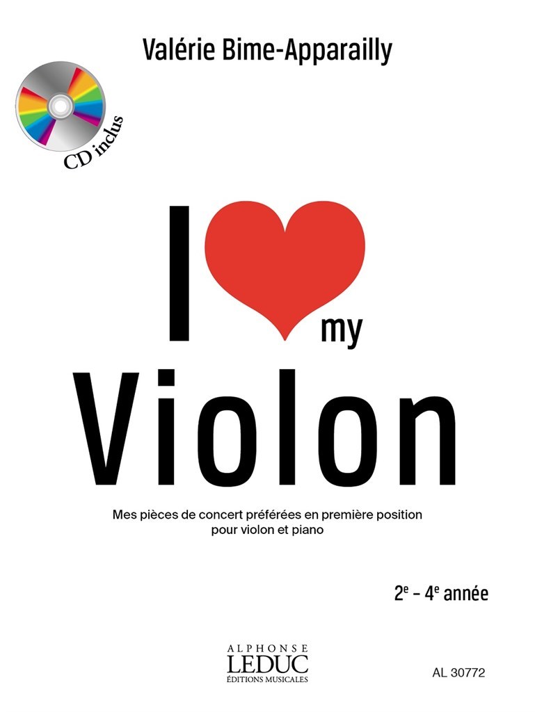 I Love my Violon : titles selected by Valérie Bime-Apparailly