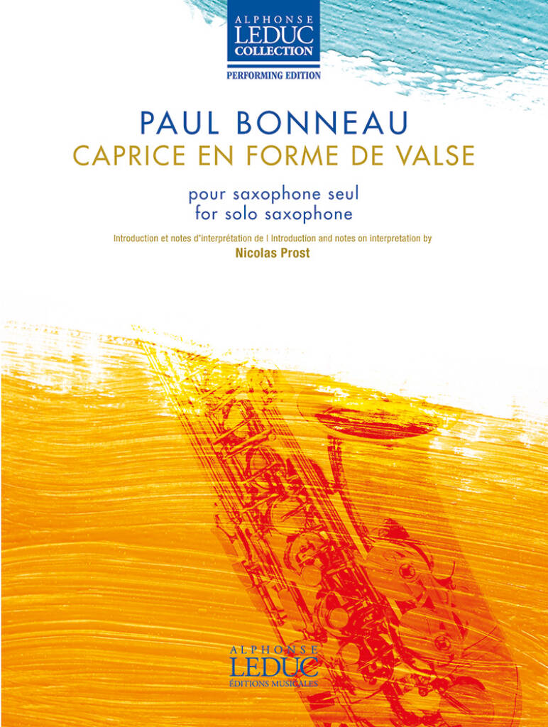 Caprice en forme de valse : pour saxophone seul | for solo saxophone