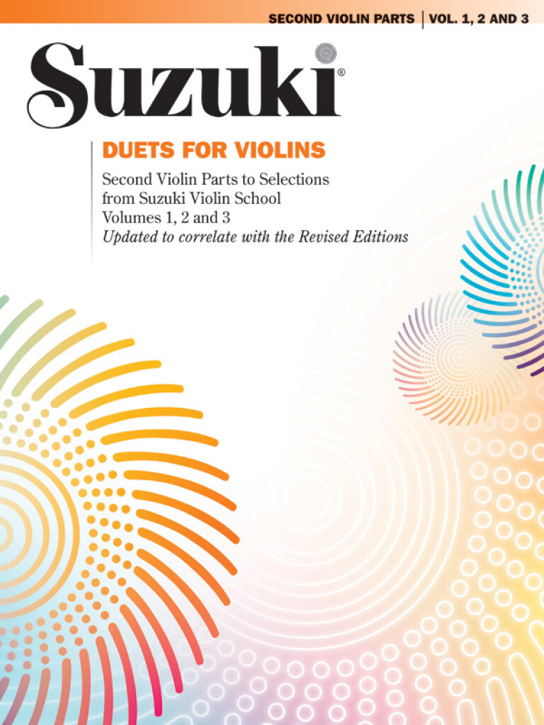 Suzuki Duets For Violins Volumes 1,2 And 3 Revised Edition (2nd Violin)