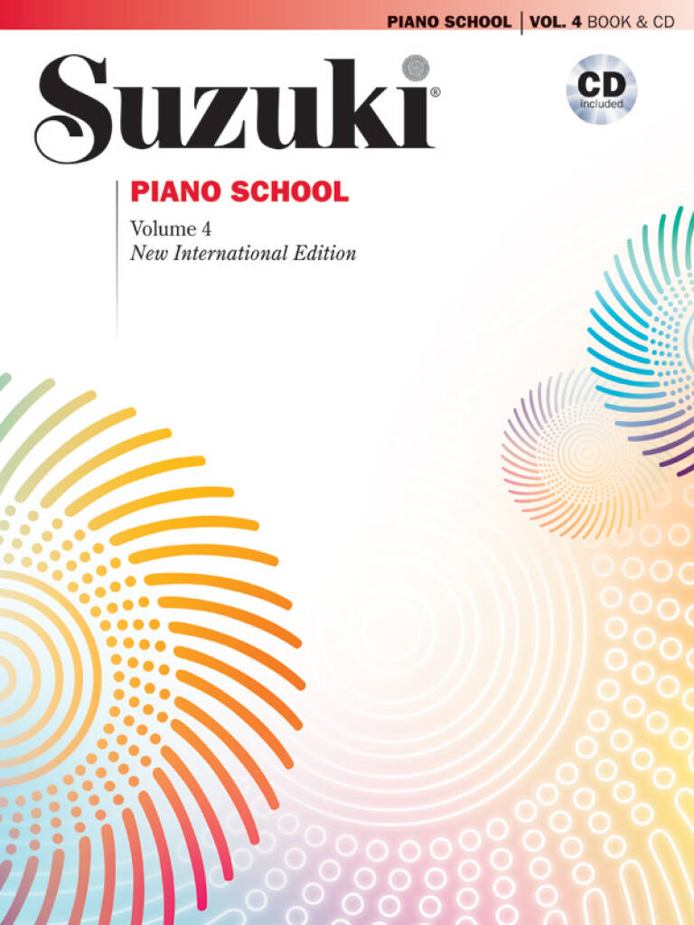 AZUMA SUZUKI PIANO SCHOOL VOLUME 4 NEW INTERNATIONAL EDITION BOOK/CD