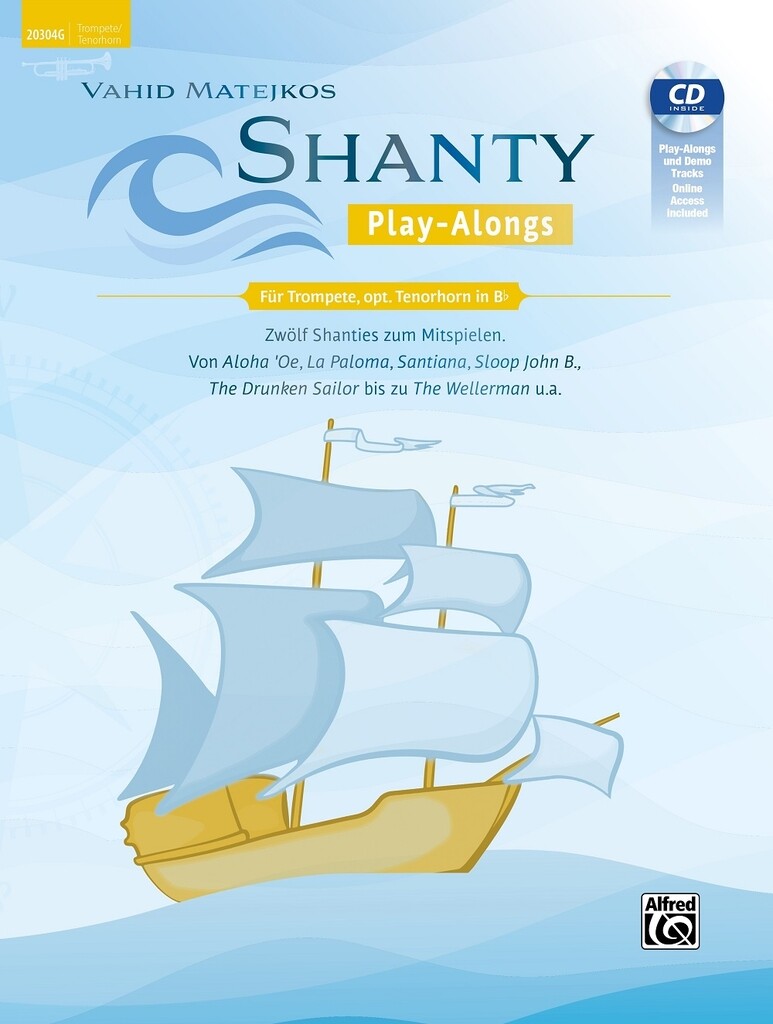 Shanty Play-Alongs Trompete : opt. Baritonhorn (Violinschlüssel)