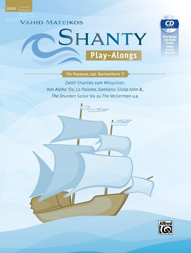 Shanty Play-Alongs Posaune : opt. Baritonhorn (Bassschlüssel)