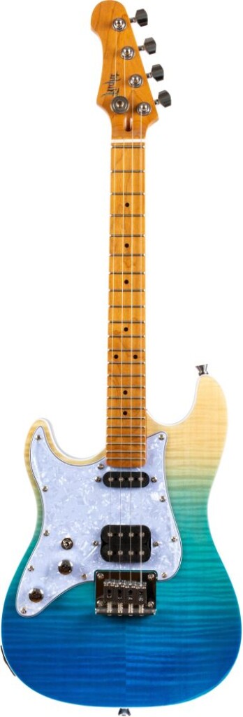 Pathfinder Electric Ukulele - Trans Blue (Left) : Left Handed