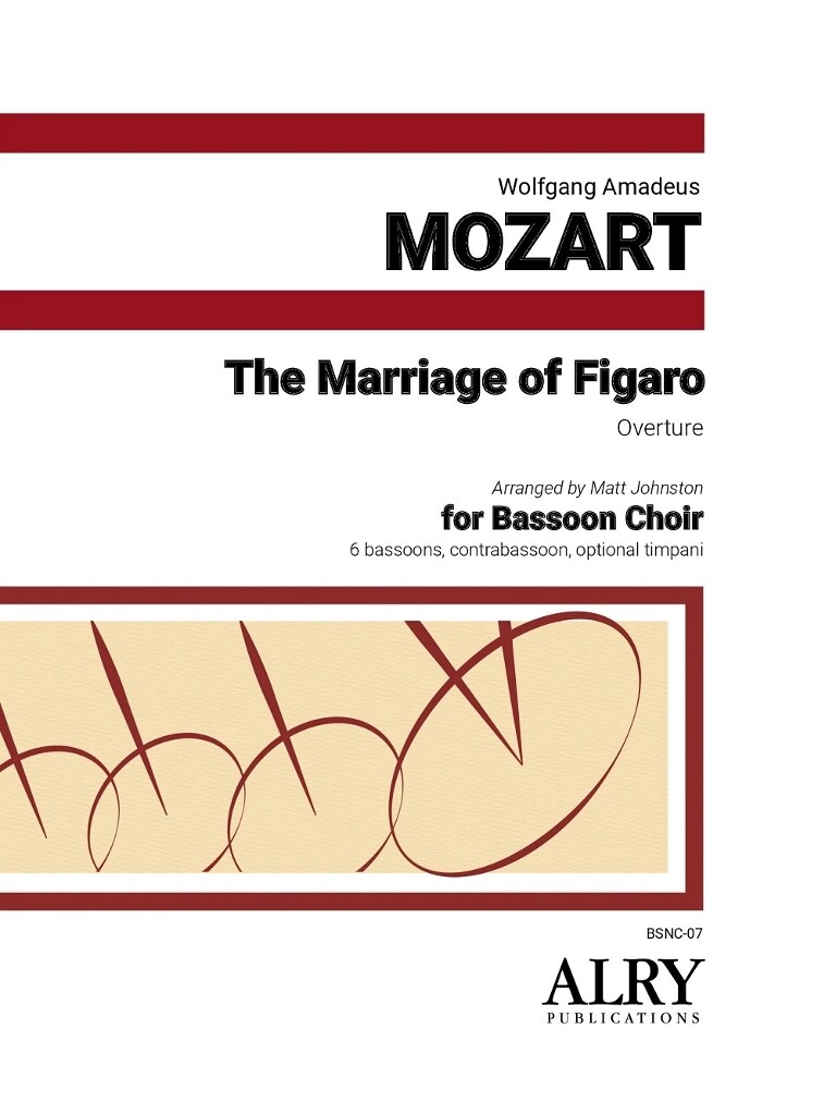 The Marriage of Figaro Overture : for 6 Bassoons and Contrabassoon