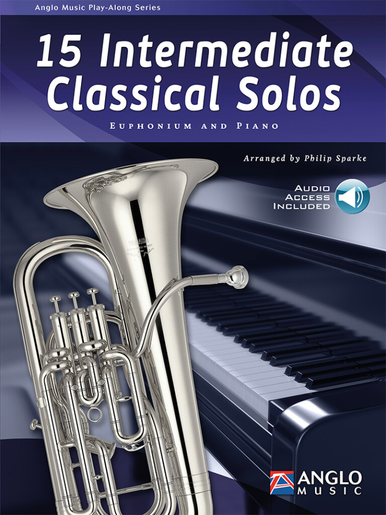 15 Intermediate Classical Solos : Bb Euphonium TC/ C Euphonium BC